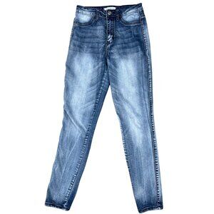 (6 for $25) Almost‎ Famous Crave Fame High Rise Skinny Stone Washed Jegging - 27